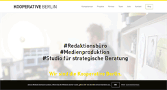 Desktop Screenshot of kooperative-berlin.de