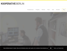 Tablet Screenshot of kooperative-berlin.de